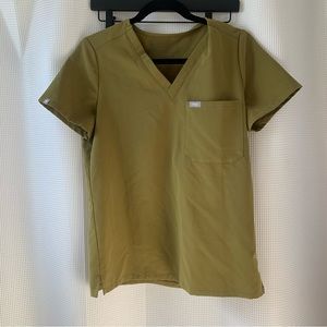 FIGS Olive Green Scrub Set